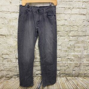 Calvin Klein Gray Wash Rebel Slim Straight Leg Jeans